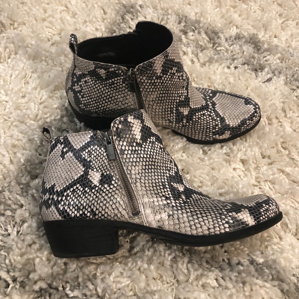 Snake Print Booties - image 2